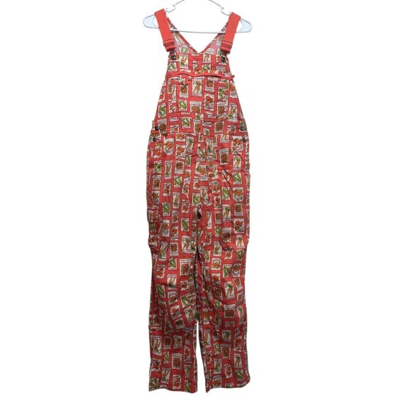 Duluth Trading Heirloom Gardening Bib Overalls Womens Small Cargo Seed Pockets - Picture 3 of 16